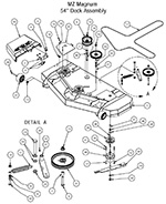 Bad Boy Mower Parts - 2016 MZ Magnum|Engine - Kohler KT725, KT740 Diagram